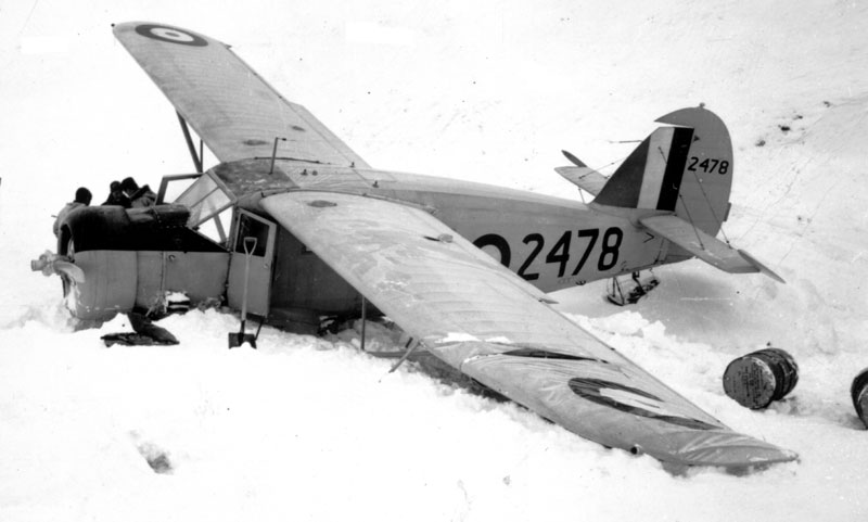 Photo: Another view of Norseman 2478 soon after the crash. Photo by Bill Baker