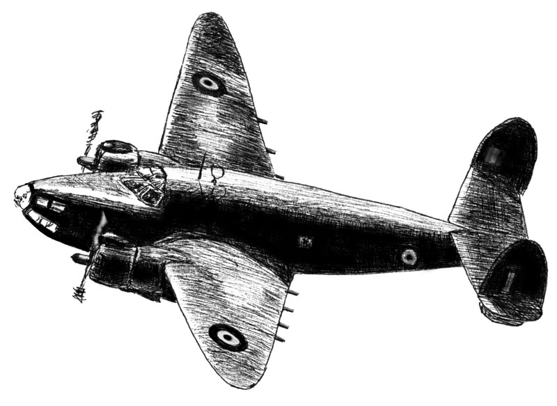 Illustration: Lockheed Hudson (DMK)